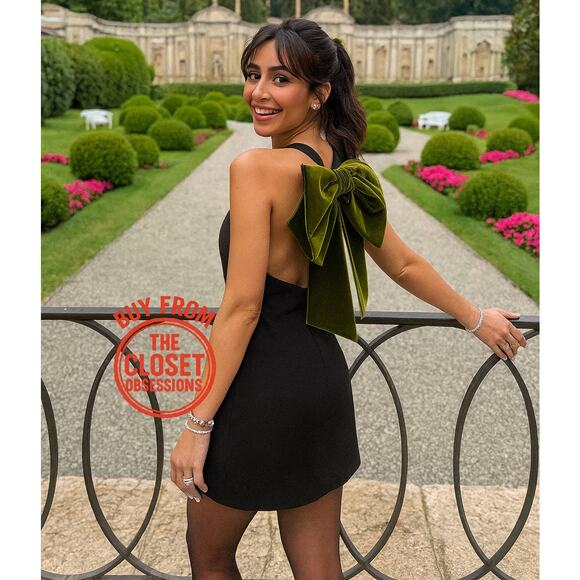 RARE!!! ZARA Short Dress with Maxi Bow NWT - Picture 3 of 16